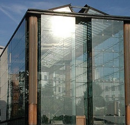 Powder Coating Aluminum Curtain Wall Profile For Structural Glass